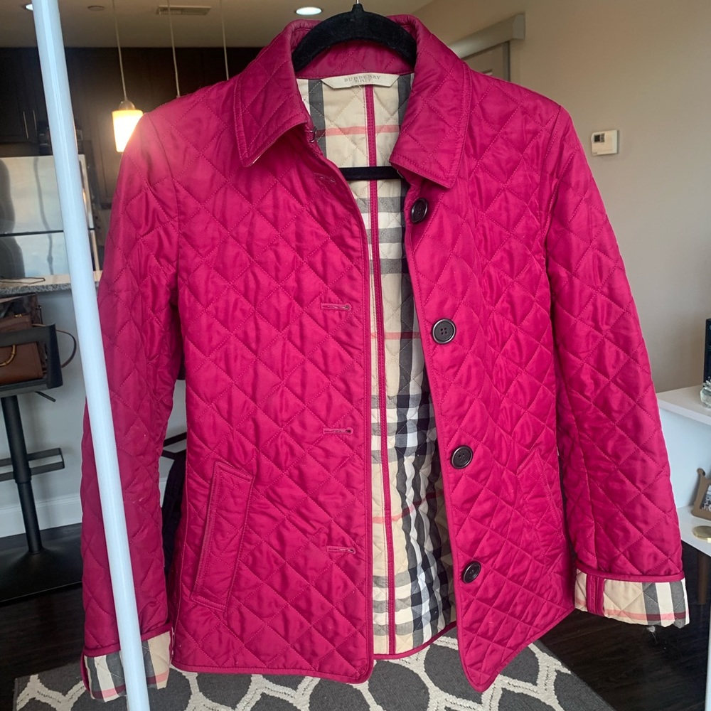 Burberry quilted jacket